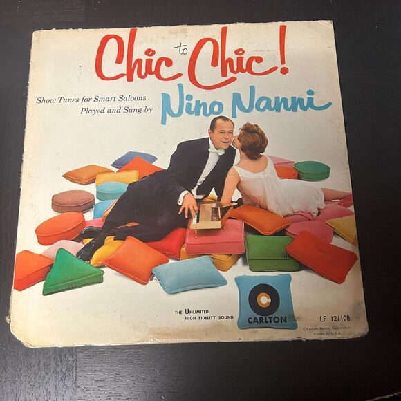 [1959] Nino Nanni – Chic To Chic! [NM 12" vinyl record LP / NM sleeve] Jazz - Picture 1 of 4